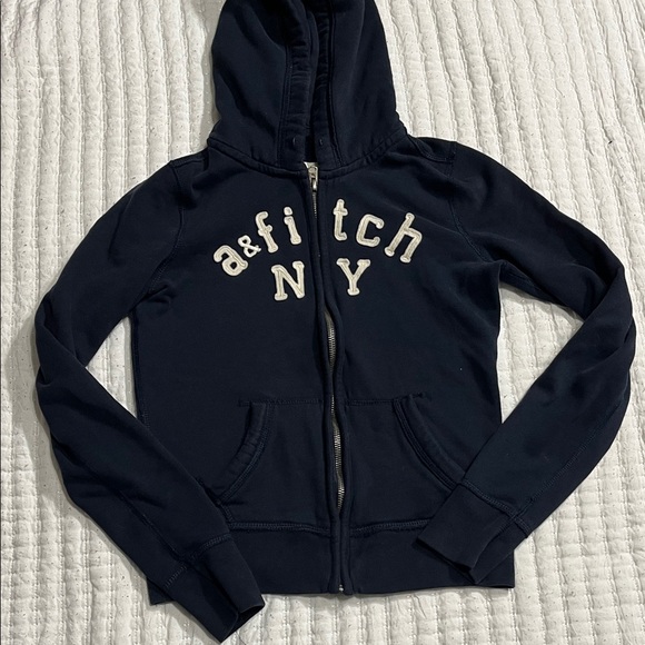 Abercrombie & Fitch Other - Abercrombie & Fitch Black Hoodie with Cream Logo